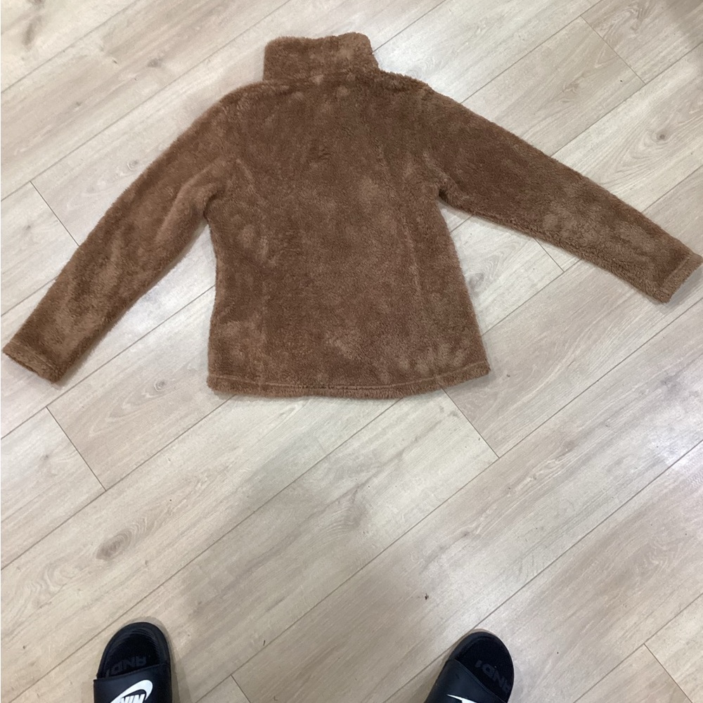 Patagonia Brown Fleece Quarter-Zip Pullover - Picture 6 of 8